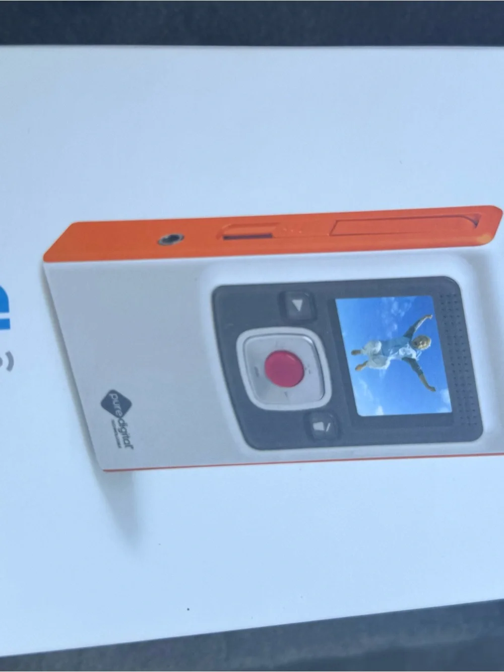 Flip Video Ultra Series Camera with Orange Accents